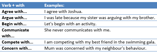 Verb + preposition-example10