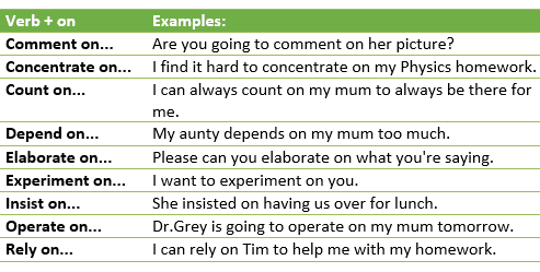 Verb + preposition-example13