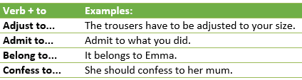 Verb + preposition-example2